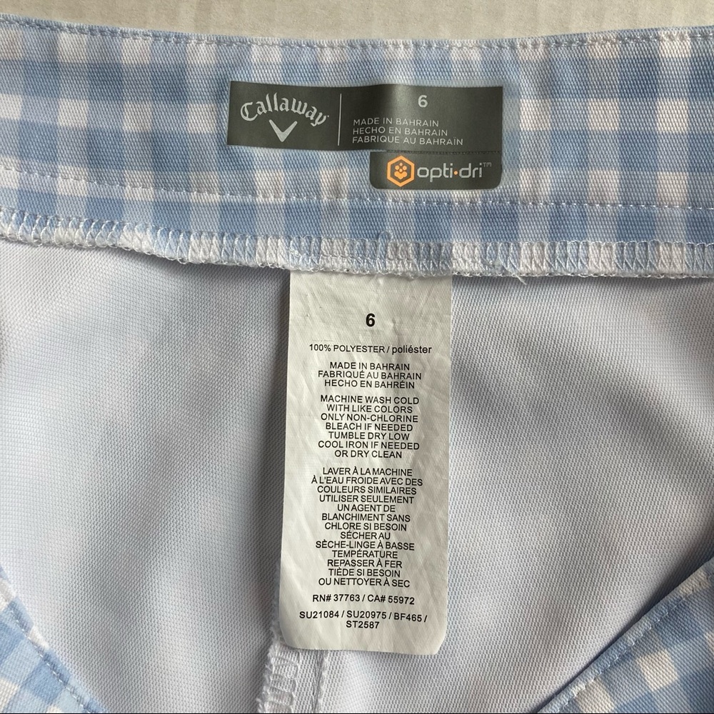 Callaway Opti-dri Shorts Size 6 - Picture 5 of 5